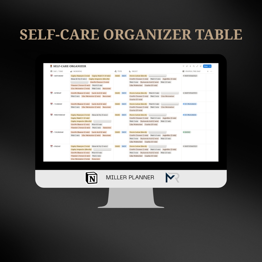 SELF-CARE ORGANIZER | SCHEDULE